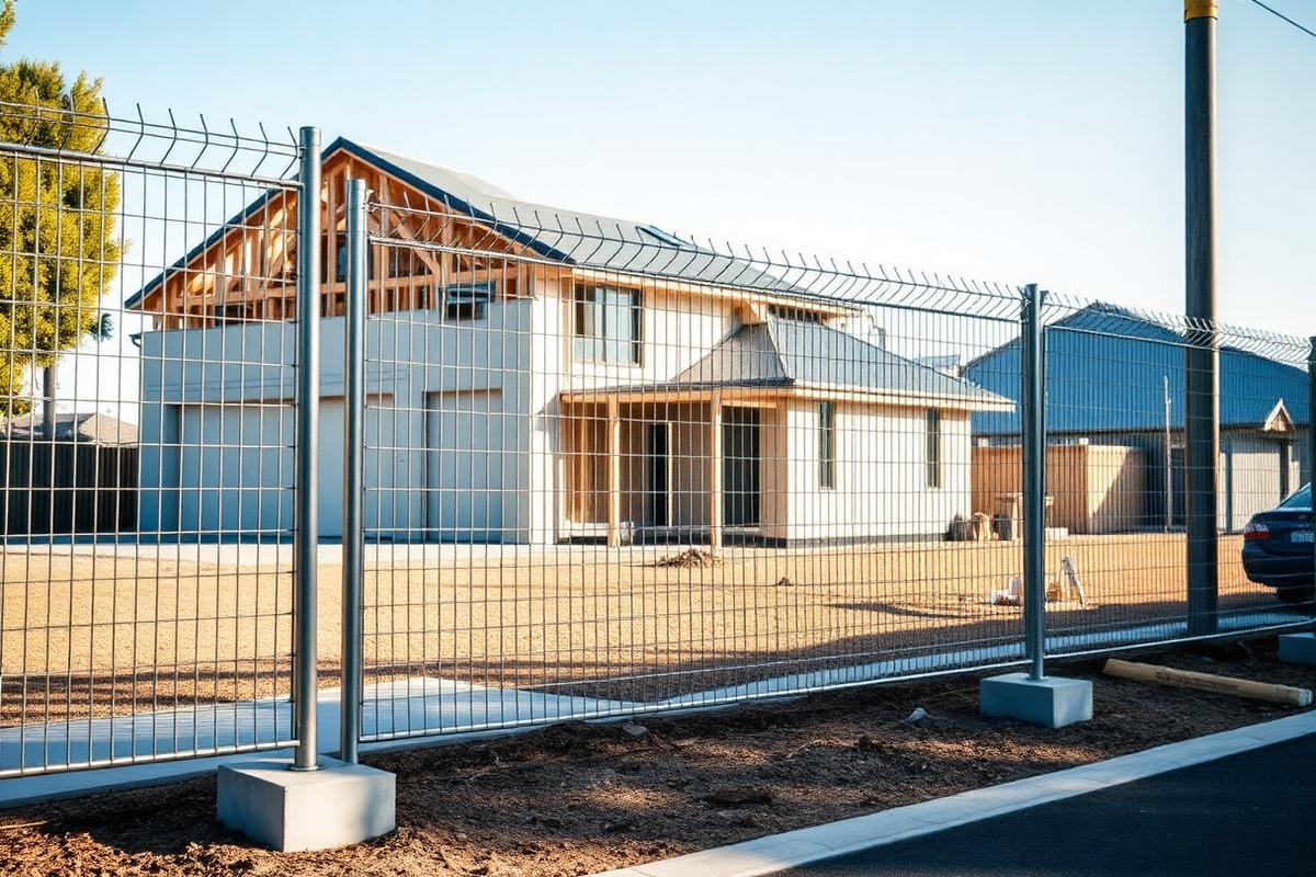 Residential construction — temporary fencing in Canberra